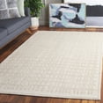 thumbnail image 2 of SAFAVIEH Ebony Darwin Plaid Area Rug, Ivory/Beige, 4' x 6', 2 of 7