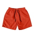 thumbnail image 6 of KPOPLK Mens Swim Trunks Bathing Board Shorts Summer Vacation Beach Shorts Drawstring Hawaiian Shorts with Pockets Casual Swimwear Surfing(Orange,XXXXXL), 6 of 6