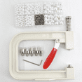 thumbnail image 5 of Pearl Setting Machine Hand Tools with 5 Size of Round White Pearl Beads Rivet Studs for Decorating Clothes, 5 of 7