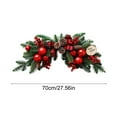 thumbnail image 2 of Winter Wreath Rattan Front Door Window & Wall - Artificial Wreath with Grapevine Base, Plastic Branches, Versatile Festive Decor for Indoor Outdoor, 2 of 6