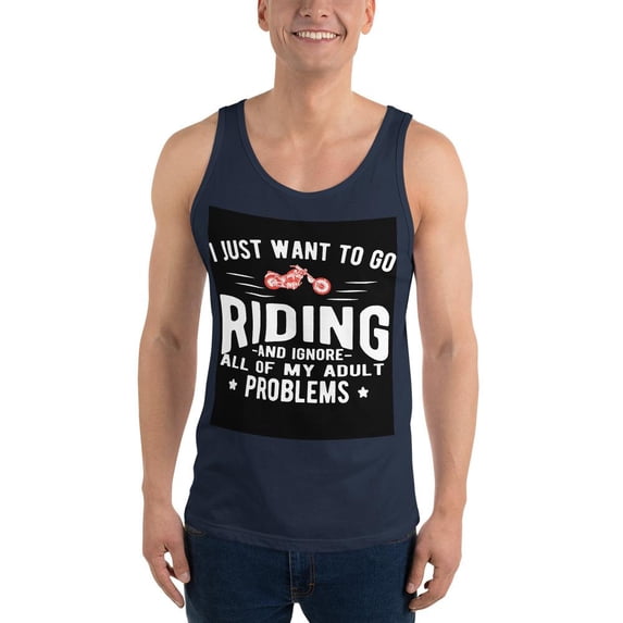 I Just Want To Go Riding Tank Top