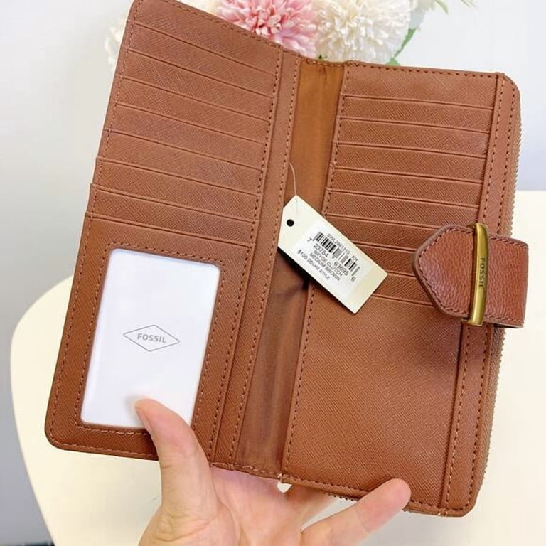 Fossil SWL2861210 Bryce Clutch IN Brown - Walmart.com