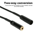 thumbnail image 1 of Camera Audio Cable, 3.5mm Gold Plated Durable Stable Performance Mini XLR Audio Cable, for SLR Camera Professional Camera  Microphone 0.3m,1m,2m, 1 of 7