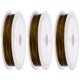 thumbnail image 1 of 3 rollos de alambres profesionales para manualidades, alambres multifunción para cuentas, alambres prácticos para joyería, 1 of 7