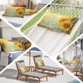 thumbnail image 6 of Sunflower Pillow Covers 20x26 Inch Standard Size, Yellow Spring Floral Botanical Decorative Pillowcase with Zipper, Microfiber Pillow Protector, Breathable Pillowcases for Sofa Bed Living Room, 6 of 9