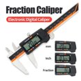 thumbnail image 3 of Fraction Calipers Metal Digital Vernier Caliper Stainless Steel Material Instruments 150mm/6In Micrometer Depth Measuring Tool ,Easy to Operate, 3 of 8