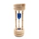 thumbnail image 2 of Decoración Reloj de arena de madera de 3 minutos, reloj de arena para cepillarse los dientes, juguetes para niños (azul) Tmvgtek Original, 2 of 5