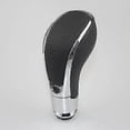 thumbnail image 4 of Black/Chrome Leather Gear Shift Knob for Opel Insignia Astra J Meriva B Zafira C1, 4 of 4