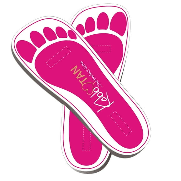 Kobbtan Spray Tan Feet Pads - Disposable Feet Pads Protectors for Spray Tanning - Non-Slip, Hygienic & Comfortable Feet for Spray Tanning - Spray Tan Foot Covers for Tanning Booth - 25 Pairs