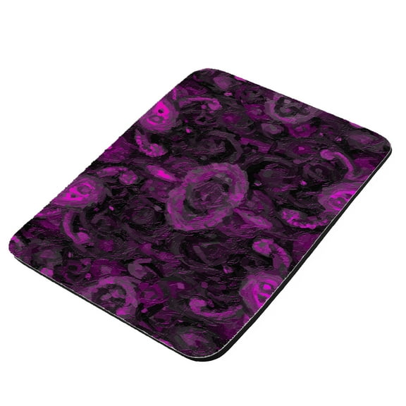 Paisley Pink Painting - KuzmarK Mousepad / Hot Pad / Trivet