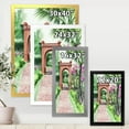 thumbnail image 4 of Designart 'Traditional Gate On Path In Tropical Oasis' Tropical Framed Art Print, 4 of 4
