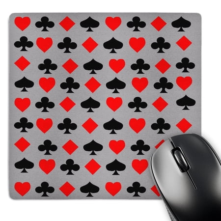 3dRose  Playing cards pattern. Cool design. Grey. Popular image.  MousePad price history on PriceWatchPro