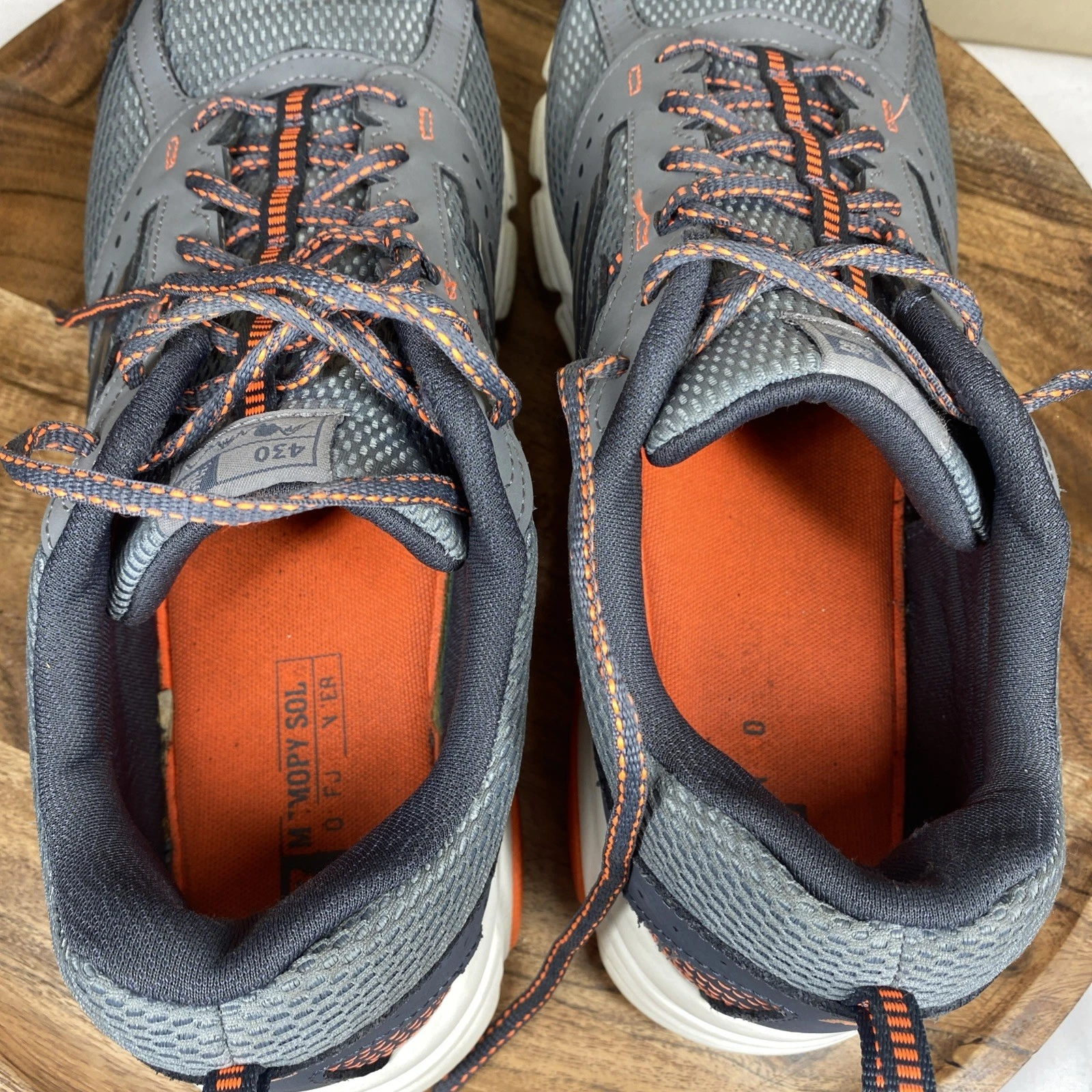 New Balance 430 V1 Mens Gray And Orange Size 12 Athletic  display picture 1