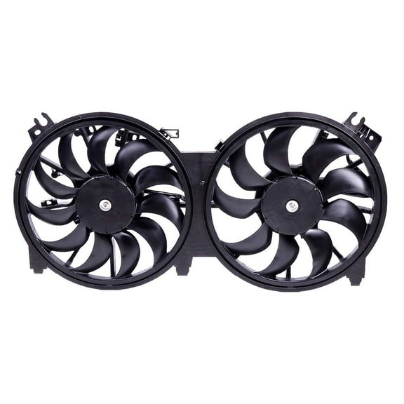 ECCPP A/C Condenser Radiator Cooling Fan 21481JA100 Replacement for 2007-2016 for Nissan for Altima/for Maxima 2.5L 3.5L