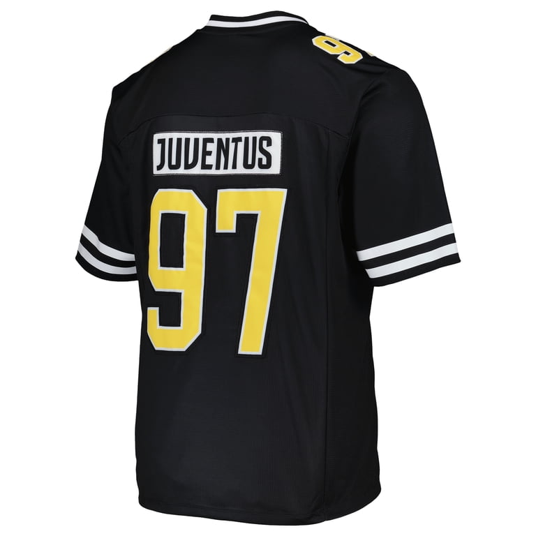 極美品 Juventus ブッフォン  ユニフォーム ブラック Men's Fanatics Black Juventus Collegiate American Football