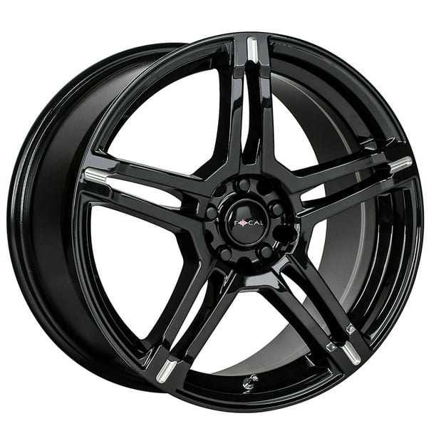 Focal 451BM F51 18x8 5x100/5x114.3 +40et Gloss Black CNC Milled