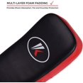 thumbnail image 6 of Kruzak Muay Thai Kick Pad for Training, Kicking Strike Shield for Kickboxing Martial Arts Sparring Taekwondo Muay Thai MMA Karate and Combat Sports (Sold as Single) (Black/Red), 6 of 7