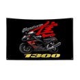 thumbnail image 3 of Bandera de carreras de motos del equipo GSX de 3 x 5 pies, pancarta de impresión de poliéster para S-suzukis, arte de pared de garaje, decoración de puerta exterior con ojales, 3 of 5