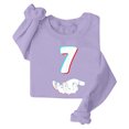 thumbnail image 4 of Cutuoiiu Sweatshirt for Women Long Sleeve 6-7 Print Solid Color Sport Shirts Gifts, 4 of 4