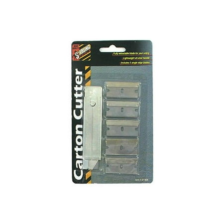

Carton cutter with extra blades - Pack of 72