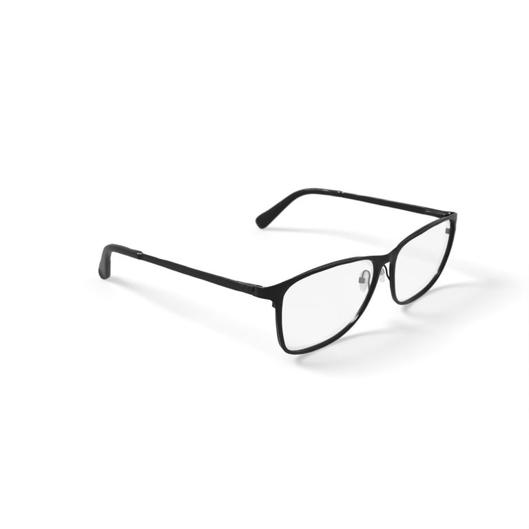 Walmart Men's Eyeglasses, MK09860, Black, 55-16-140, with Case HSA