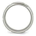 thumbnail image 2 of Auriga Fine Jewelry Titanium 8mm Grooved Band for Men Size 9, 2 of 6