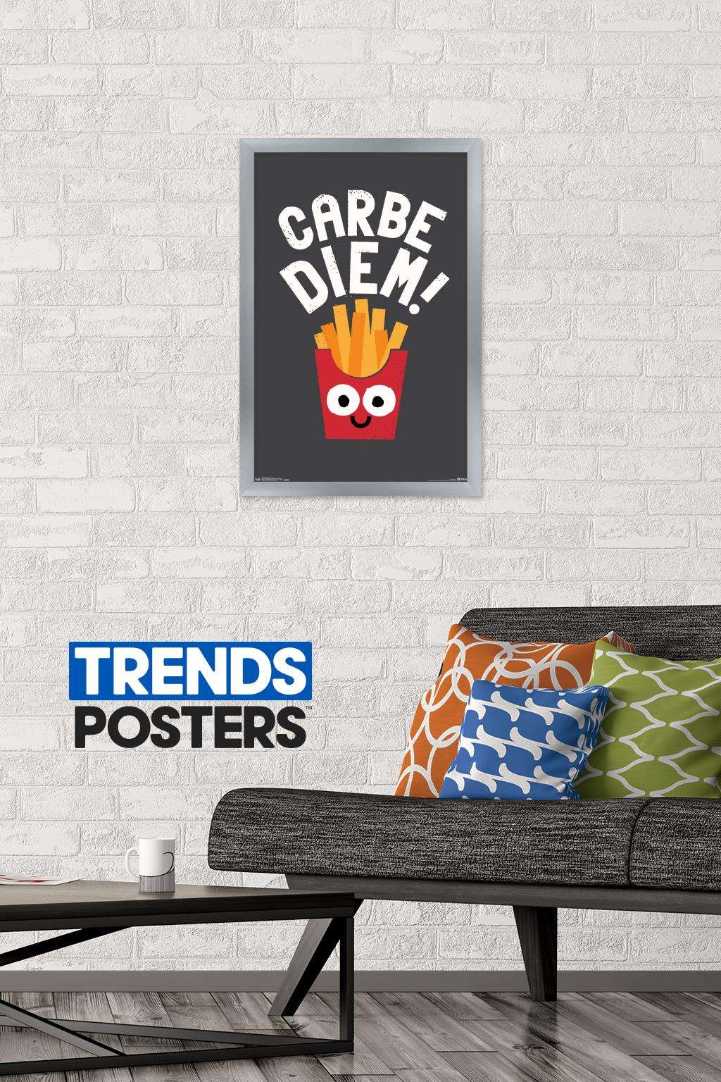 DaVid Olenick - Carbs Wall Poster, 14.725" x 22.375", Framed