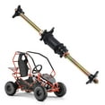 thumbnail image 1 of Eje Trasero De Go Kart, Soporte De Fijación Del Marco aleación De Acero Galvanizado De Alta Dureza Eje Trasero De Go Kart De 29 Pulgadas Servicio Pesado Para Triciclo De Deriva, 1 of 7