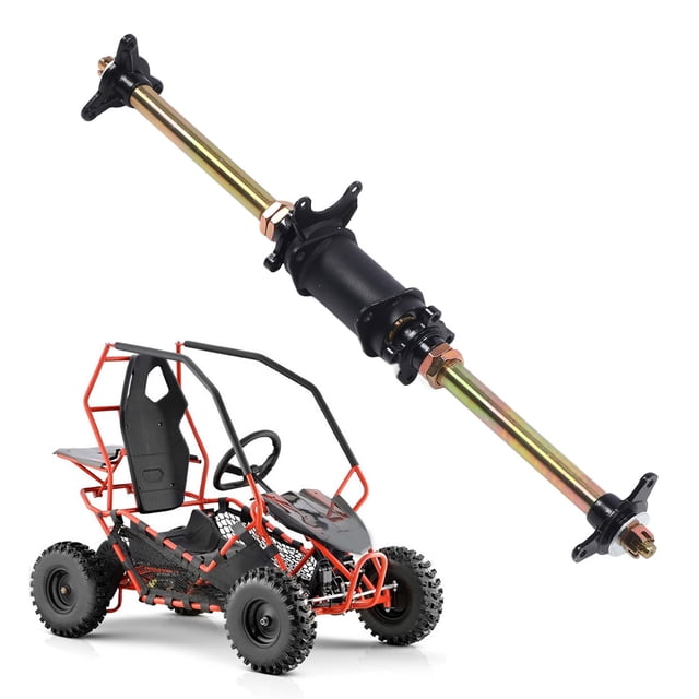 Eje Trasero De Go Kart, Soporte De Fijación Del Marco aleación De Acero Galvanizado De Alta Dureza Eje Trasero De Go Kart De 29 Pulgadas Servicio Pesado Para Triciclo De Deriva