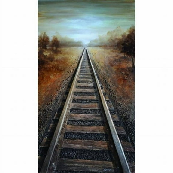 Yosemite 'Vanishing Into The Distance' Fabric Canvas in Multi-Color