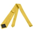 thumbnail image 5 of Xfvqtps Tie for Men Pre-Tied Classic Neckties Soild Color 3.15" for Formal Dress Business Yellow, 5 of 6