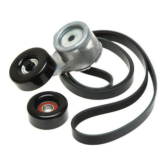 Serpentine Belt Drive Component Kit - Compatible with 1990 - 1993 GMC C2500 1991 1992