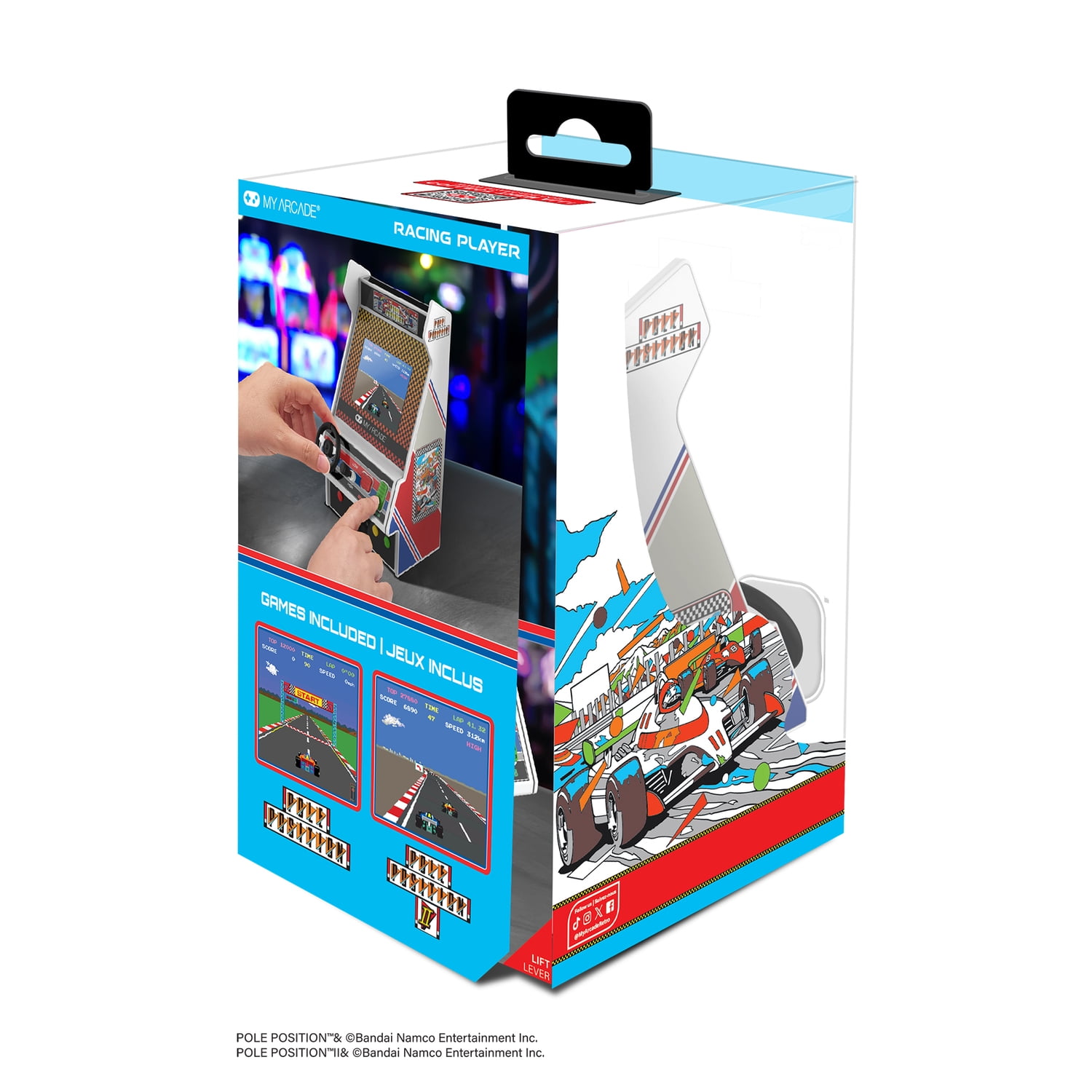 My Arcade Pole Position Racing Micro Player Portable Retro Arcade