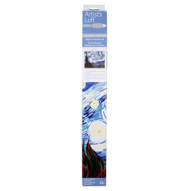 Van Gogh Starry Night Paint-by-Number Kit by Artist's Loft