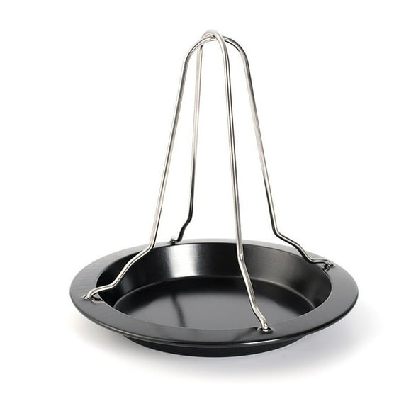 EGNMCR Roast Chicken Stainless Steel Roaster Rack BBQ Stand Grilled Pan Set Barbecue BBQ Metal Skewers For Grilling grill pan