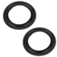 thumbnail image 2 of Kafuty 2 piezas de 5 pulgadas / 4 pulgadas, bordes de goma de cuerno de repuesto, pieza de reparación de woofer, reparación de bordes de altavoz, reparación de borde de espuma de subwoofer, reemplazo EOTVIA No, 2 of 6