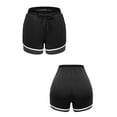 thumbnail image 5 of FUTATA Women's Summer Quick Dry Sportswear Workout Sports Shorts, Double Layer Running Yoga Shorts, Gym Workout Sports Jogging Shorts, 5 of 5
