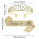 thumbnail image 2 of Oro Finalmente 16/21/30/40/50/60/70 Cinta Y Corona De Cumpleaños Para Mujeres 21.º Cumpleaños Y Conjunto De Cinta Para Mujeres Decoraciones De Cumpleaños Coronas De Reina De Cumpleaños Para Mujeres, 2 of 3