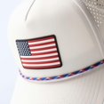 thumbnail image 3 of Gorra de béisbol de la marca Bills Old Glory, PVC, curvada, 5 paneles, 3 of 7
