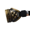 thumbnail image 2 of SAYFUT Vintage Steampunk Metal Welding Goggles Retro Gothic Halloween Cosplay Round Black Glass Lens, 2 of 4