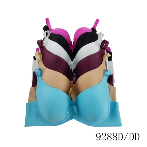 Women Bras 6 Pack of Bra D cup DD cup DDD cup Size 44DD (9288)