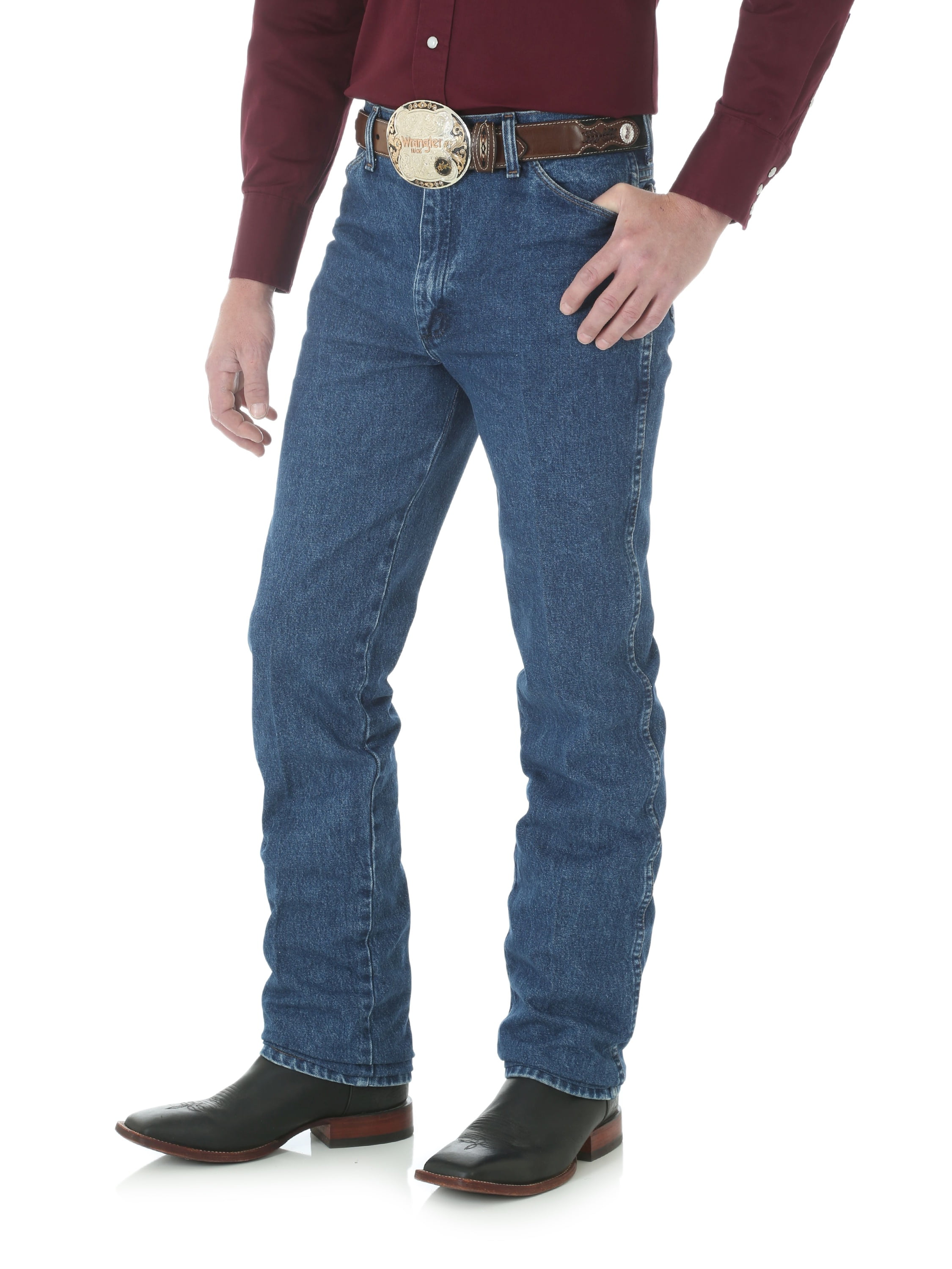 Wrangler Men's Western Cowboy Cut Slim Fit Jean - Antique Wash 