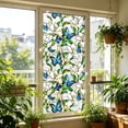 thumbnail image 4 of AUNVITO Static Cling Window Film 43 x 100 cm, Floral Stained Glass Decal, Privacy Window Decoration, Removable Window Sticker, 4 of 6