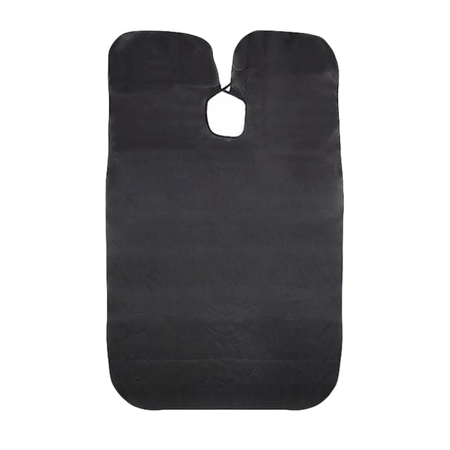 Shisuyan 1 Ensemble Coiffeur Smock Cape de Salon Noire Réutilisable pour Usage Domestique