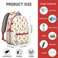 thumbnail image 6 of "Floral Wildflower Backpack for Women - Sunflower Themed, Water-Resistant, Laptop Compatible, Spacious, Comfortable Straps, Perfect for Daily Use", 6 of 6