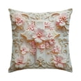 thumbnail image 2 of Cheapark 18x18 Inches Easter Bunny Print Pillow Cover, 2 of 7