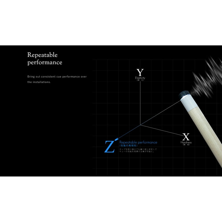 Kamui Clear Original Laminated Pool Cue Tip - Premium Japanese Billiard Accessory (Single Tip)