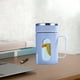 thumbnail image 4 of Tazas de Plástico con Tapas Taza de Vidrio de Carragher de Plástico de Doble Capa de Moda con Taza de Mango de Tapa, Taza de Té Aislada de Doble Capa de Oficina con Filtro de Té, Taza de Negocios, 4 of 6