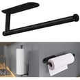 thumbnail image 1 of Porta Rollos de Cocina No es Necesario Perforar, Acero Inoxidable 304 Porta Servitoallas Cocina, Soporte para Toallas de Papel Paper Towel Holder (Negro), 1 of 4