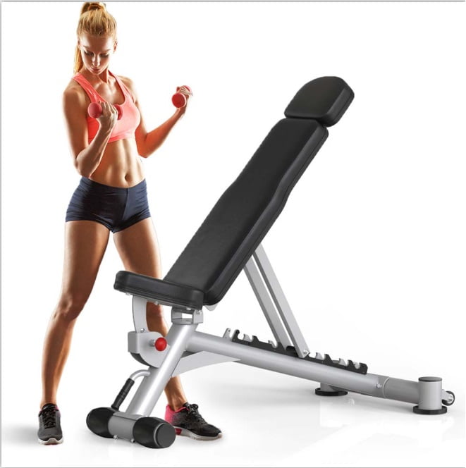 Press Incline Decline Workout Fitness Exercise Gym NEW Details about   Adjustable Weight Bench 